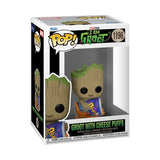 Funko POP! - I Am Groot - Groot with Cheese Puffs Vinyl Figure