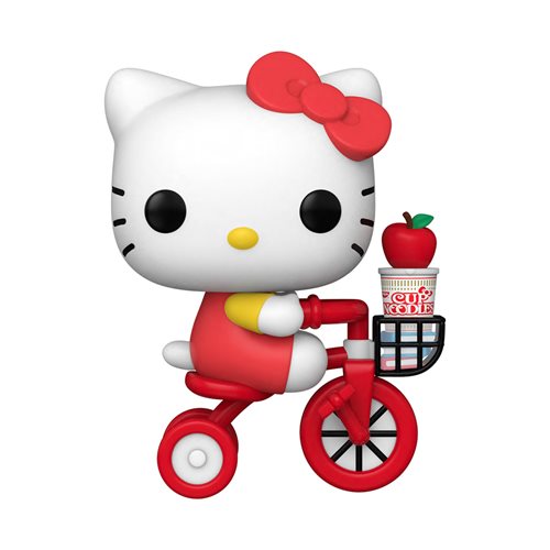Funko POP! Sanrio: Hello Kitty x Nissin Noodle Cup - Hello Kitty on Bike Vinyl Figure