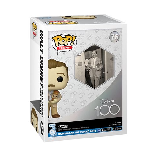 Funko POP! Disney 100 Walt Disney with Dumbo and Timothy Vinyl