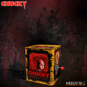 Mezco Burst-A-Box Scarred Chucky