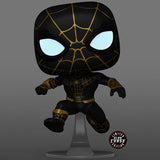 Funko POP! - Spider-Man: No Way Home - Unmasked Spider-Man Black Suit (Chase) AAA Anime Exclusive Vinyl Figure