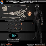 Mezco One:12 Collective - Spider-Man: Far from Home - Stealth Suit Spider-Man (PX Exclusive)