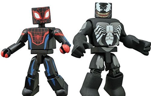 Minimates Marvel Ultimate Spider-Man Web Warriors Miles Morales and Venom