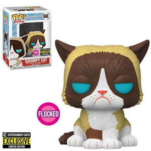 Funko POP! Icons - Grumpy Cat (Flocked) Exclusive Figure