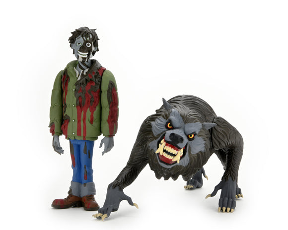 NECA Toony Terrors - 6″ Scale Action Figure – An American Werewolf in London - Jack and Kessler Wolf 2 Pack