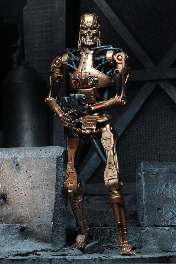 NECA Terminator 2 – 7″ Scale Action Figure – Kenner Tribute - Metal Mash Endoskeleton