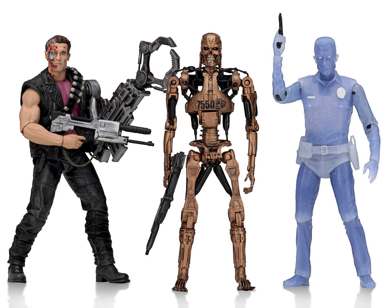 NECA Terminator 2 – 7″ Scale Action Figure – Kenner Tribute - Set