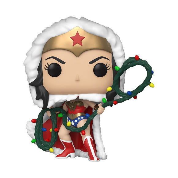 Funko POP! Heroes - DC Superheroes - Holiday Wonder Woman with String Light Lasso Vinyl Figure